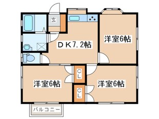 シャト－アリエスの物件間取画像